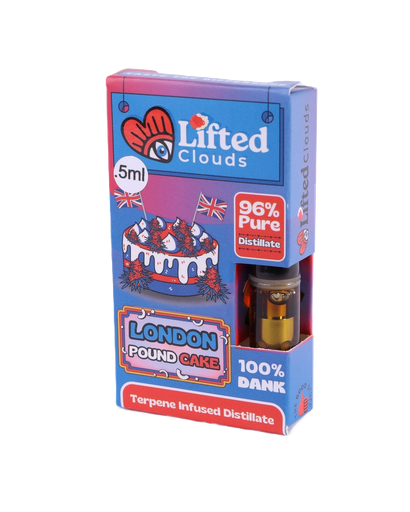 Distillate Cart London Pound Cake (Indica) - 0.5ml